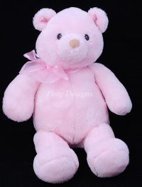Gund Bibi Pink Teddy Bear Plush Baby Lovey #58814